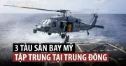 Mỹ Tăng Cường Hiện Diện Quân Sự Ở Trung Đông Với 3 Tàu Sân Bay