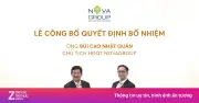 Ông Bùi Cao Nhật Quân Chính Thức Kế Nhiệm Cha Làm Chủ Tịch HĐQT NovaGroup