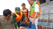 Ngư dân bị thương nặng trên biển được lực lượng biên phòng Bạch Long Vĩ cứu nạn kịp thời