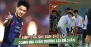 Đình Bắc lấy lại cảm giác ghi bàn, Quang Hải chấn thương lật cổ chân