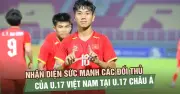 Nhận diện sức mạnh các đối thủ của U17 Việt Nam tại U17 châu Á 2026