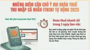Những điểm cần lưu ý khi hoàn thuế thu nhập cá nhân từ năm 2025
