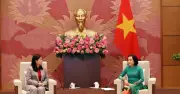 Phó Chủ tịch Quốc hội Nguyễn Thị Thanh tiếp Đoàn Hội đồng Giao lưu chính trị Úc