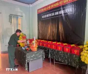 Quân đoàn 34 phát hiện quy tập 12 hài cốt liệt sĩ trong hang đá tại Gia Lai