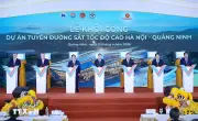Thủ tướng dự lễ khởi công tuyến đường sắt tốc độ cao Hà Nội - Quảng Ninh