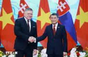 Thủ tướng Lê Minh Hưng hội đàm với Thủ tướng Slovakia Robert Fico tại Hà Nội