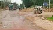 Thái Nguyên khắc phục tình trạng bụi bẩn và mất an toàn giao thông trên đường 269B