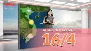 Thời tiết Bắc Bộ tạnh ráo, mưa dông diện rộng từ chiều tối 16/4