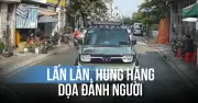 Tài xế bỏ xe giữa đường, quay lại đe dọa đánh người khác gây phẫn nộ