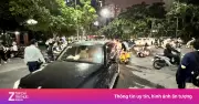 Tài xế Mercedes vi phạm nồng độ cồn gây tai nạn liên hoàn ở Hà Nội