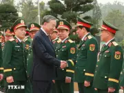 Tổng Bí thư, Chủ tịch nước dự lễ đón nhận danh hiệu Anh hùng LLVTND của Quân khu 3