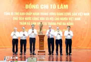 Tổng Bí thư, Chủ tịch nước Tô Lâm làm việc với Ban Thường vụ Thành ủy Đà Nẵng