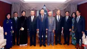 Tổng Bí thư Tô Lâm và Phu nhân gặp gỡ thân nhân nhân sĩ hữu nghị Việt-Trung