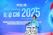 Toàn cảnh Lễ trao giải Báo chí Thông tấn xã Việt Nam năm 2025