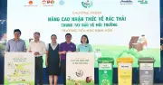 Trạm Phân Loại Rác 'Trash Right' Đến Trường Tiểu Học Bình Hòa, TP.HCM