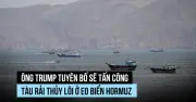 Trump ra lệnh nổ súng tiêu diệt tàu Iran thả thủy lôi
