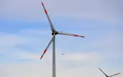 Turbine điện gió đổ do gió mạnh, bị trộm 'xẻ thịt' ngay sau đó