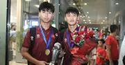 U.17 Việt Nam trở về nước với ngôi vô địch Đông Nam Á