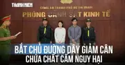 Vợ chồng chủ đường dây sản xuất trà giảm cân chứa chất cấm sibutramine bị bắt