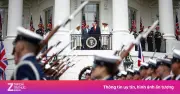 Video: Ông Trump và Vua Charles III duyệt binh lịch sử tại Nhà Trắng