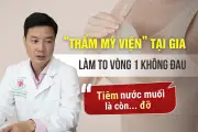 Vòng một bên to bên nhỏ sau giấc ngủ ở thẩm mỹ viện tại gia
