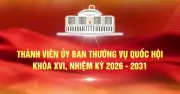 Ủy ban Thường vụ Quốc hội khóa XVI nhiệm kỳ 2026-2031 chính thức được bầu