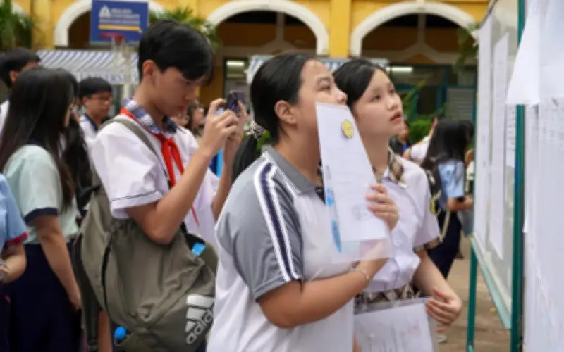 10 trường có tỷ lệ chọi vào lớp 10 cao nhất tại TP.HCM năm 2026