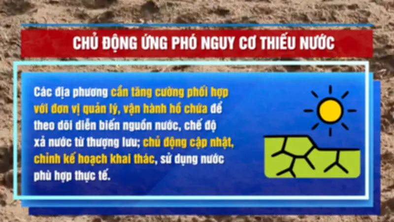 24 địa phương chủ động ứng phó nguy cơ thiếu nước mùa khô 2026