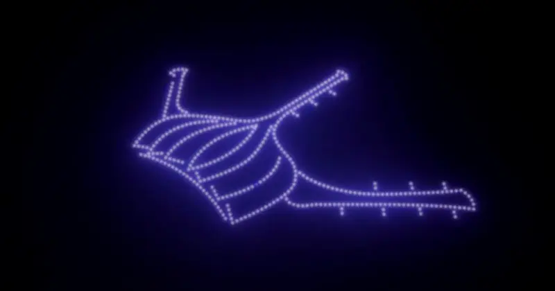 400 drone thắp sáng bầu trời Đồng Nai mừng lên thành phố