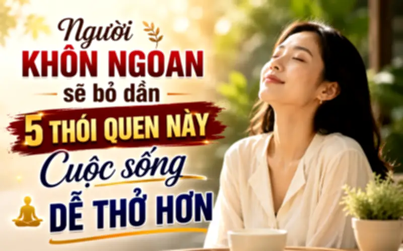 5 thói quen âm thầm bào mòn tinh thần khiến nhiều người sống mệt mỏi