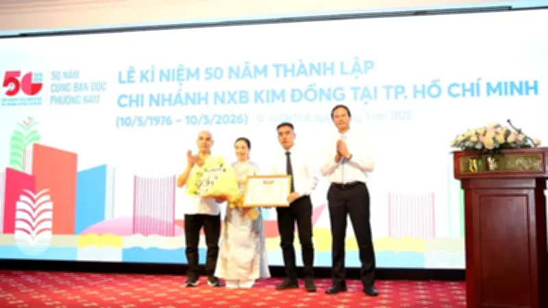 50 năm chi nhánh Nhà xuất bản Kim Đồng tại TP.HCM: Hành trình gieo chữ và lan tỏa văn hóa đọc