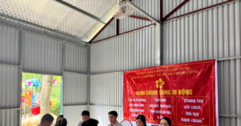 A Mú Sung tiên phong mô hình hành chính công di động
