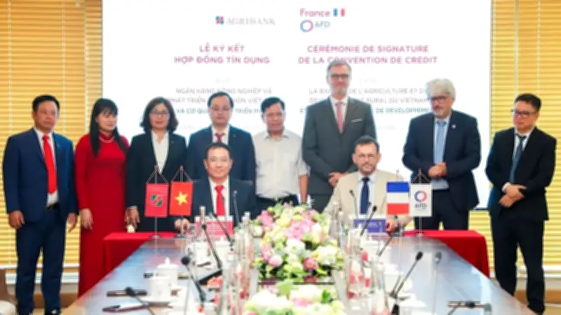 Agribank nhận tín dụng khí hậu không bảo lãnh chính phủ từ AFD