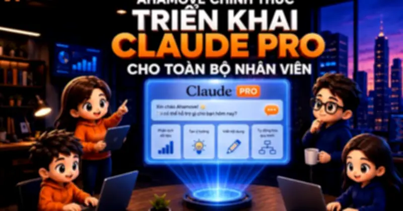 Ahamove trao quyền AI cho toàn bộ nhân sự, giải bài toán phát triển kinh doanh