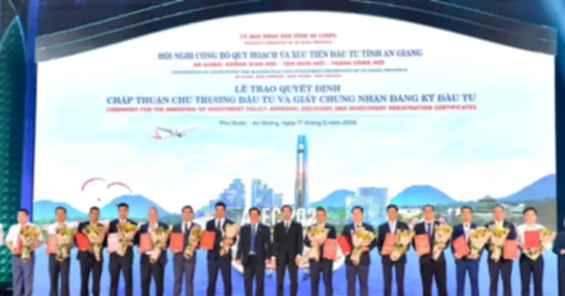 An Giang công bố quy hoạch, ký kết đầu tư gần 162.000 tỉ đồng