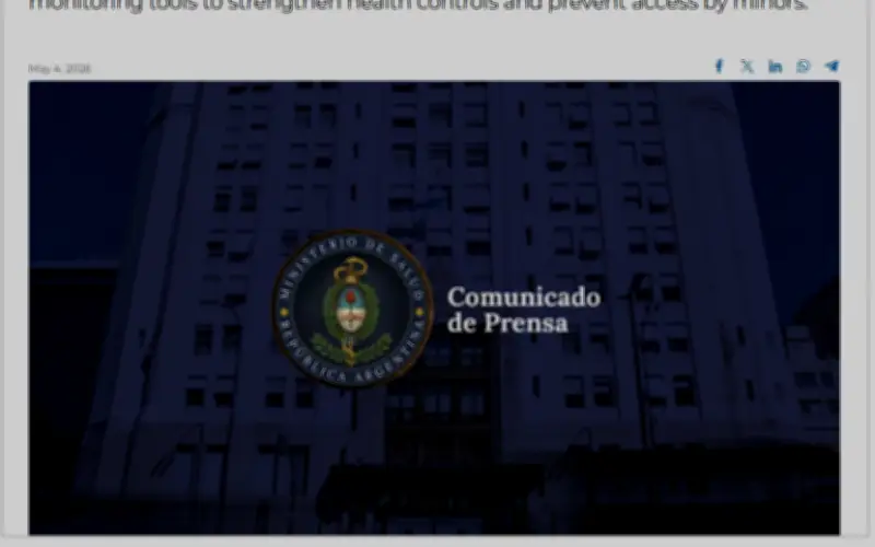 Argentina bãi bỏ lệnh cấm thuốc lá điện tử, chuyển sang quản lý chặt chẽ