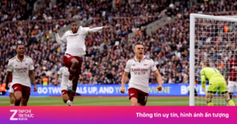 Arsenal hạ West Ham 1-0 nhờ pha lập công của Trossard