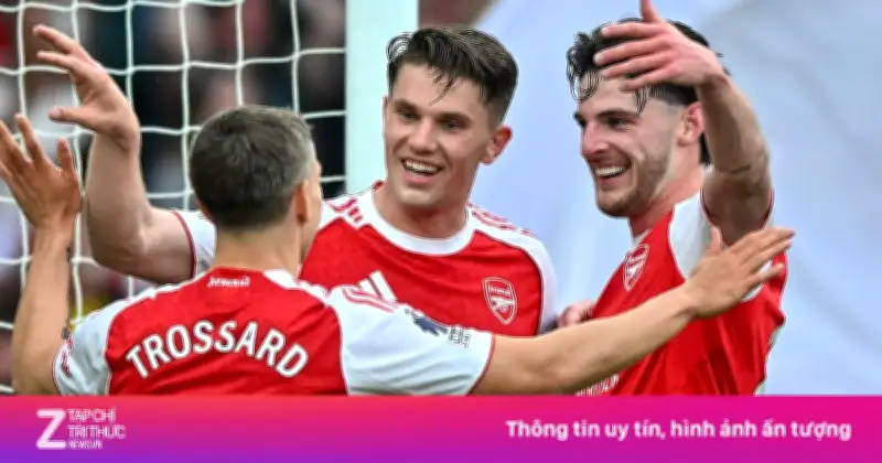 Arsenal thắng Fulham 3-0, tạo áp lực lớn lên Man City
