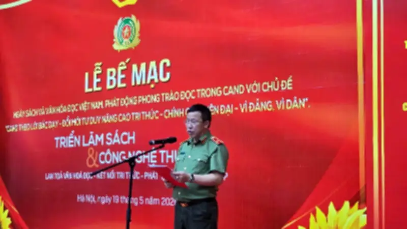 Bộ Công an đổi mới phát triển văn hóa đọc theo hướng hiện đại, thông minh