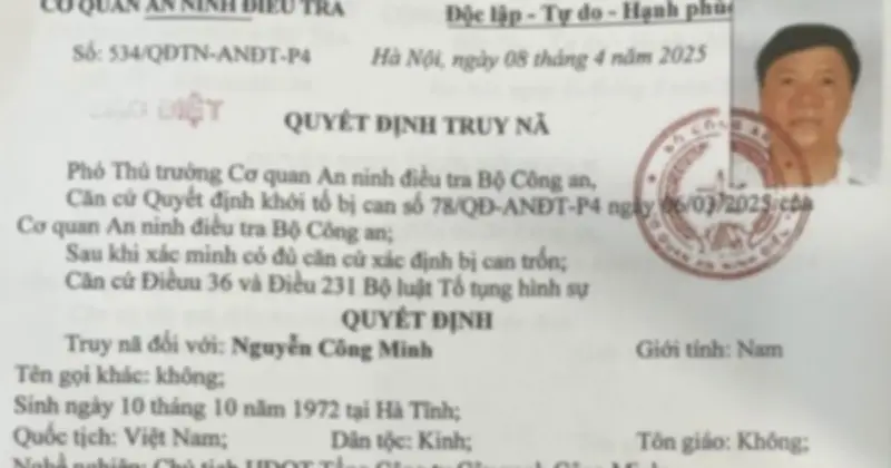 Bộ Công an đề nghị truy tố vắng mặt Chủ tịch Công ty cây xanh Công Minh