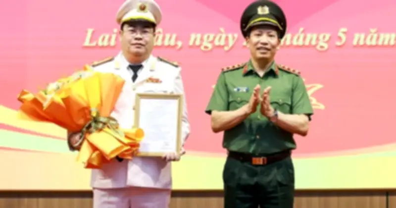 Bổ nhiệm Giám đốc Công an tỉnh Lai Châu mới