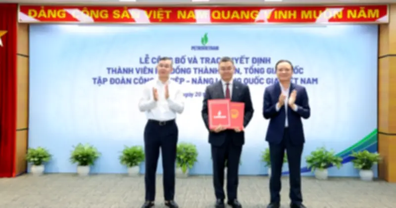 Bổ nhiệm ông Lê Mạnh Cường làm Tổng giám đốc Petrovietnam