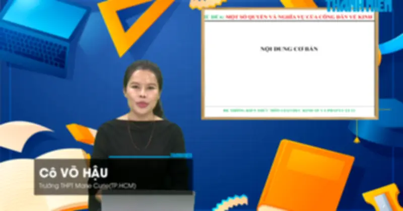 Bí quyết ôn thi THPT 2026 môn Giáo dục kinh tế và pháp luật chuyên đề 2