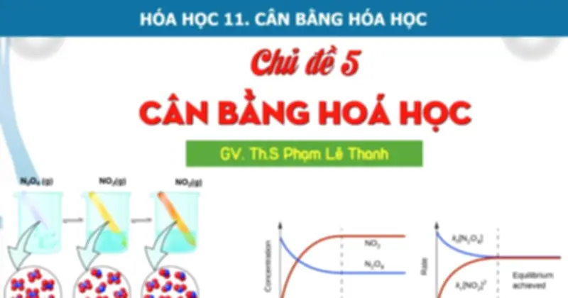 Bí quyết ôn thi tốt nghiệp THPT 2026 môn Hóa: Cân bằng hóa học