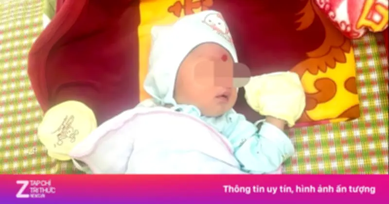 Bé trai sơ sinh bị bỏ trước cổng chùa ở Bắc Ninh kèm thư nhờ cưu mang