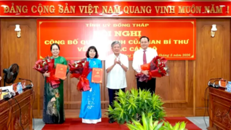 Ban Bí thư chuẩn y 3 đồng chí tham gia Ban Thường vụ Tỉnh ủy Đồng Tháp