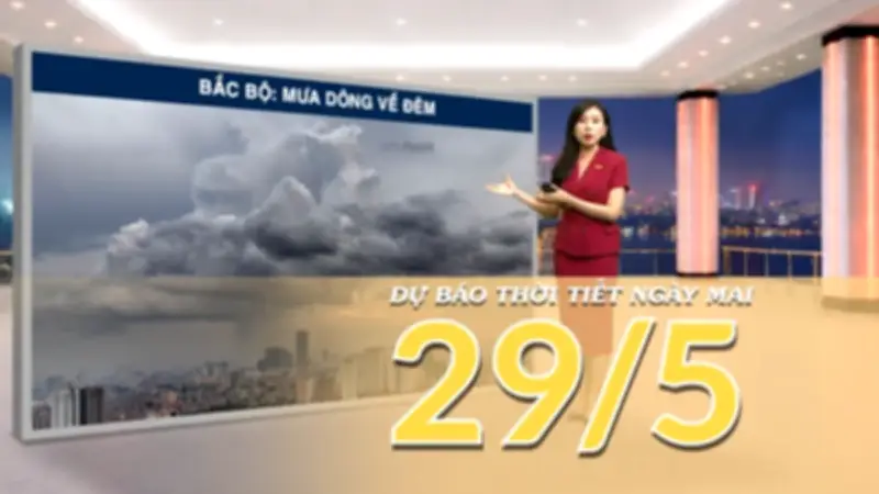 Bắc Bộ mưa dông về đêm, nắng trở lại ngày mai