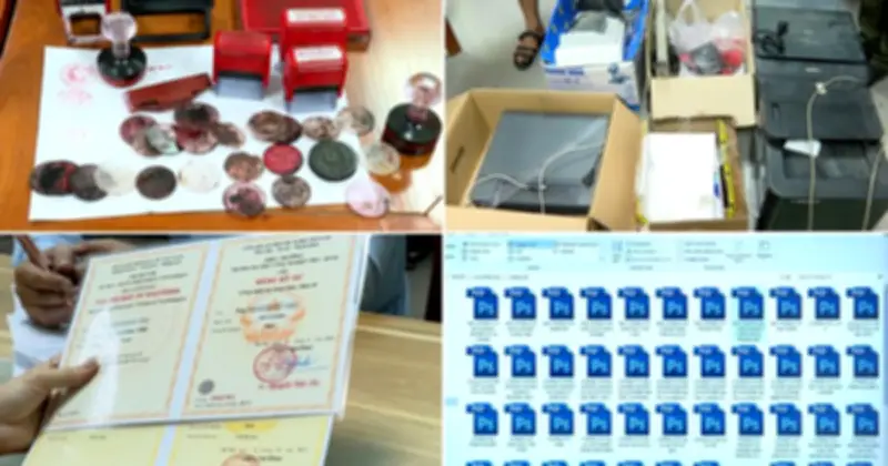 Bắc Ninh triệt phá nhóm làm giả con dấu, tài liệu của hơn 100 cơ quan