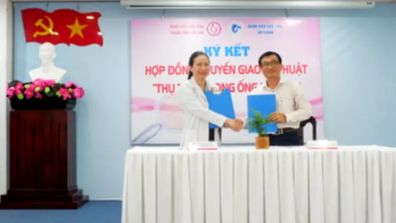 Bệnh viện Sản-Nhi An Giang nhận chuyển giao kỹ thuật IVF từ Bệnh viện Phụ sản Cần Thơ