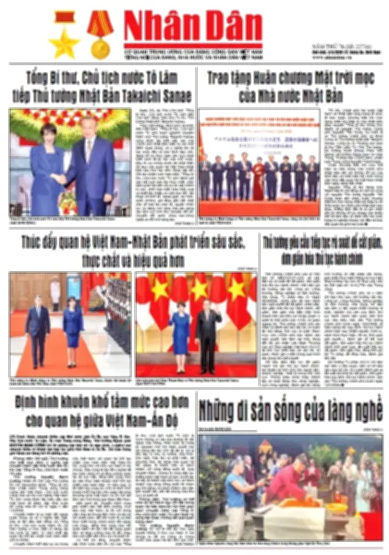 Báo Nhân Dân số 25734: Điểm tin nổi bật trong ngày